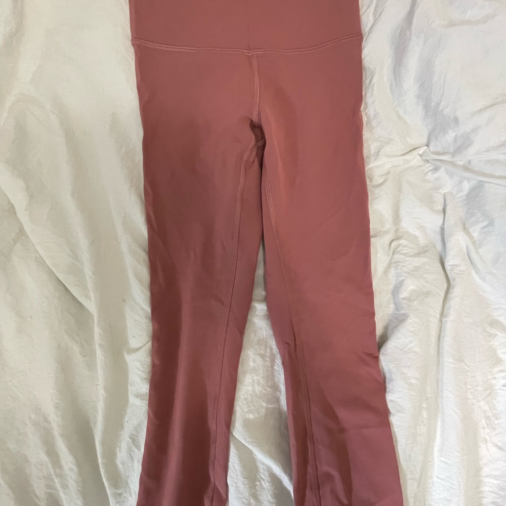 High-Waist Leggings in Dusty Rose